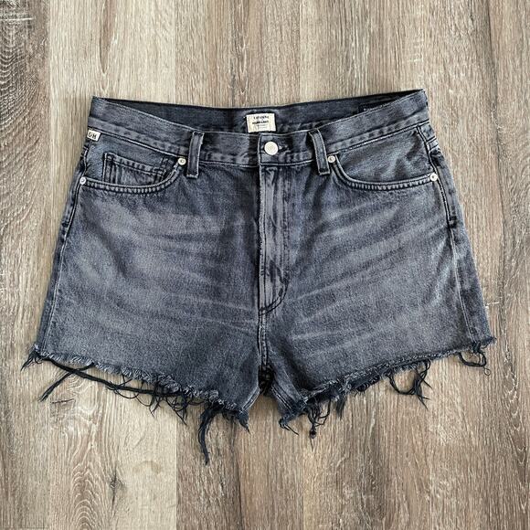 Citizens of Humanity Kristen High Rise Short in Vintage Black / Grey - Size: 30